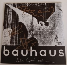 Bauhaus Bela Lugosi's Dead Vinyl Signed Peter Murphy +3  2019 Palladium Rare!