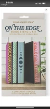 Stenciled Book Edges Kit: Turn Your Favorite Books into Custom Works of Art