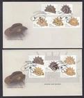 Australia 2012 Rising Sun Badge set of 2 First Day Covers