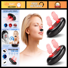 2Pcs Red Light Nasal Therapy Device for Cold Relief, Soothing Nasal Instrument