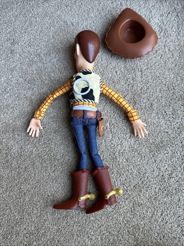 Disney Toy Story 4 Woody sprechende Zugschnur 16" Puppe mit Hut Bonnie Boot FUNKTIONIERT - Bild 10 von 14