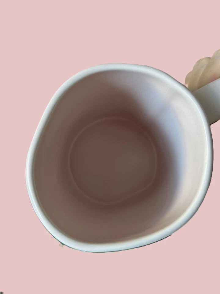 Rae Dunn Pink Mug “BOSS LADY” Coffee/Tea Artisan Collection Office Gift EUC - Image 3 of 3