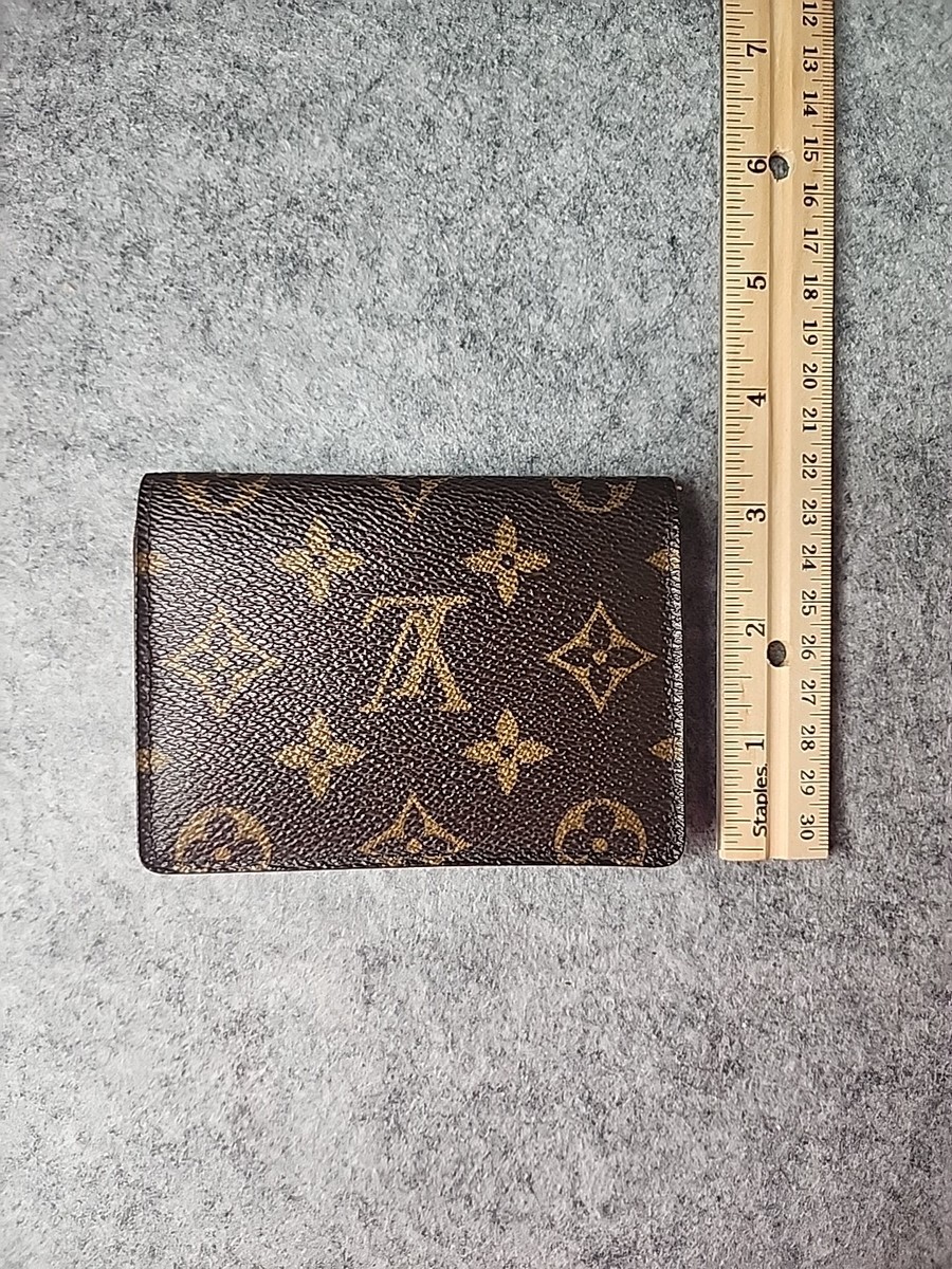 Vintage Louis Vuitton Monogram Card Case w/box and Cert of Auth | eBay