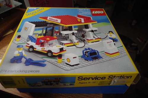 Vintage Lego Set 6378 Shell Service Station Lego Town 100% komplett, Anleitung - Bild 6 von 10
