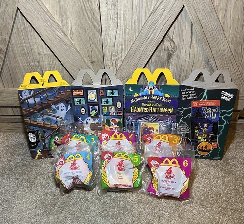 1998 McDonalds Haunted Halloween Complete Set