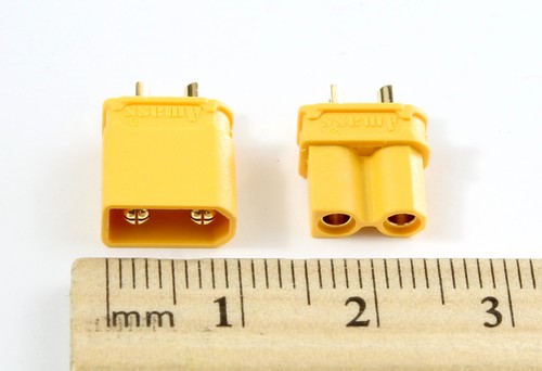*GENUINE AMASS* XT30U Male & Female Connectors/Plugs/Socket 12v 24v RC LiPo XT30 - Picture 5 of 20
