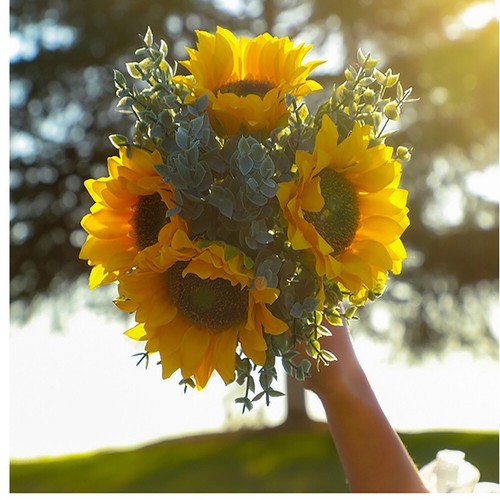 Nuovo bouquet a mano simulazione sposa damigella d'onore decorazione bouquet a mano matrimonio - Foto 1 di 7