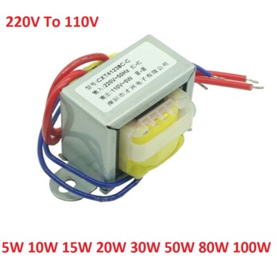 5W/10W/20W/30W/50W/100W Transformator Netztrafo Eingang 220V Ausgang 110V AC
