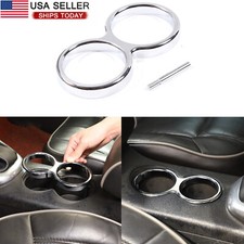 Chrome Billet Aluminium Cup Holder Insert For Hummer H3 2005-09 Accessories 1pcs Chrome Billet Aluminium Cup Holder Insert For Hummer H3 2005-09 Accessories 1pcs