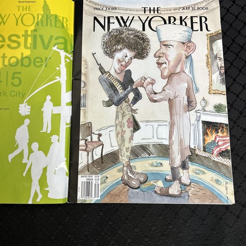 New Yorker Magazine July 2008 Controversial Obama Cover - Picture 2 of 4