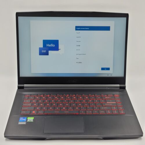 MSI GF63 Thin 11UD-408CA 15.6" Gaming Laptop - Picture 1 of 8
