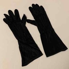 Vintage Opera Gloves Black 12"