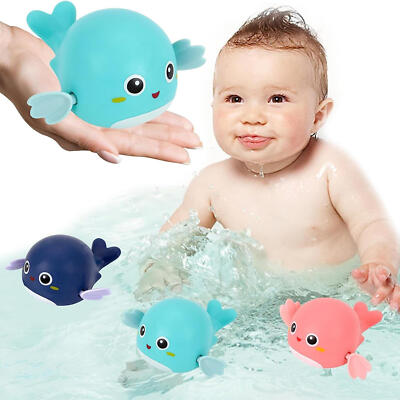 Wind Up Baby Bath Toy Cartoon Bathtub Toys Floating Swimming