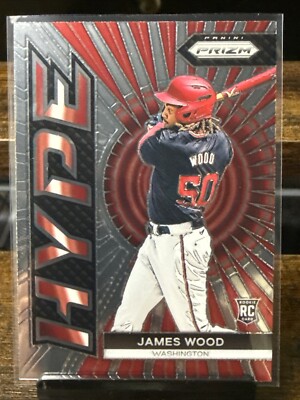 2024 PANINI PRIZM BASEBALL #19 James Wood HYPE RC