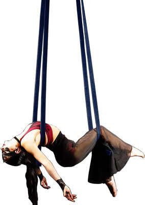 4.9Ft 1.5M Aerial Straps Ropes Aerial Acrobatics Body Aerial Loop Trapeze Circus