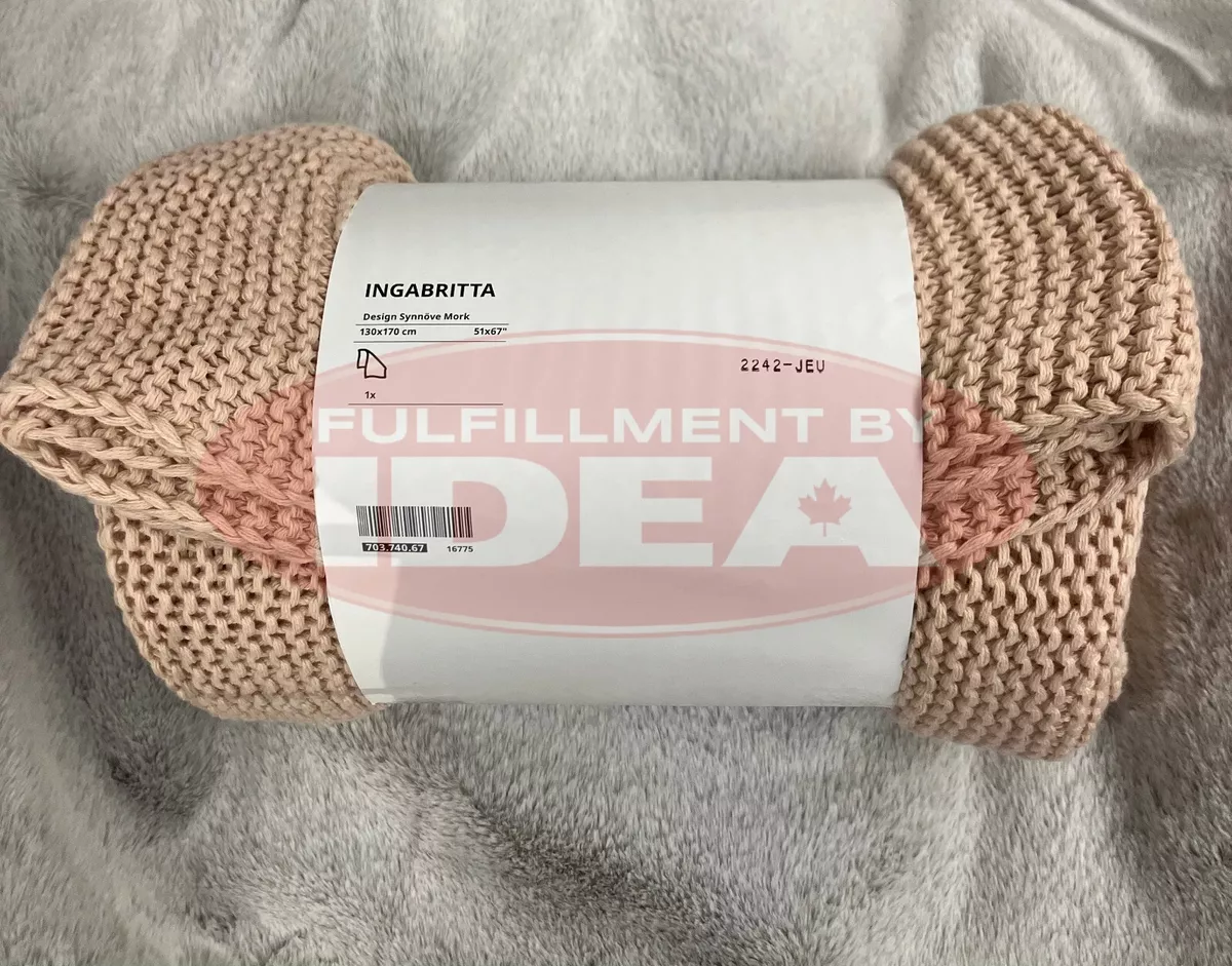 Ikea pink throw hot sale