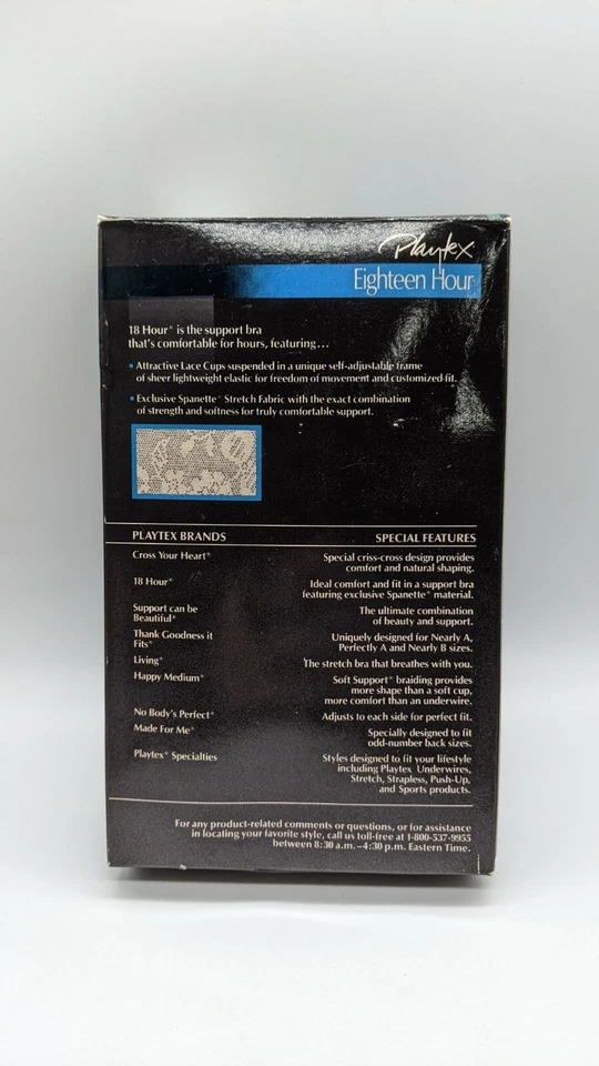 Sujetador Playtex 44 DD 18 Horas Beige Copa Encaje 27 Alambres Soporte Libre Comodidad Nuevo de Lote Antiguo NUEVO Foto 3 de 4