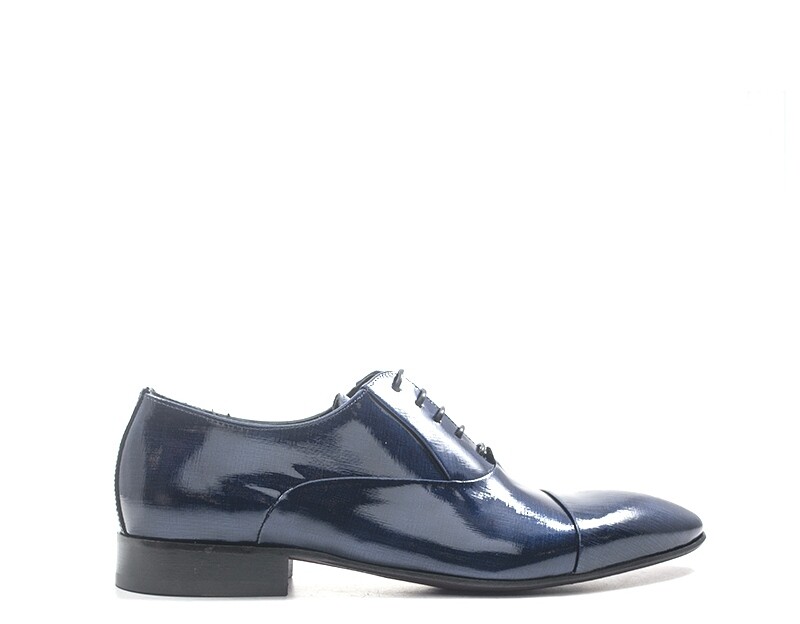 Zapatos EVEET Hombre azul Barnizada,Cuero natural 16500-BL Zapatos EVEET Hombre azul Barnizada,Cuero natural 16500-BL