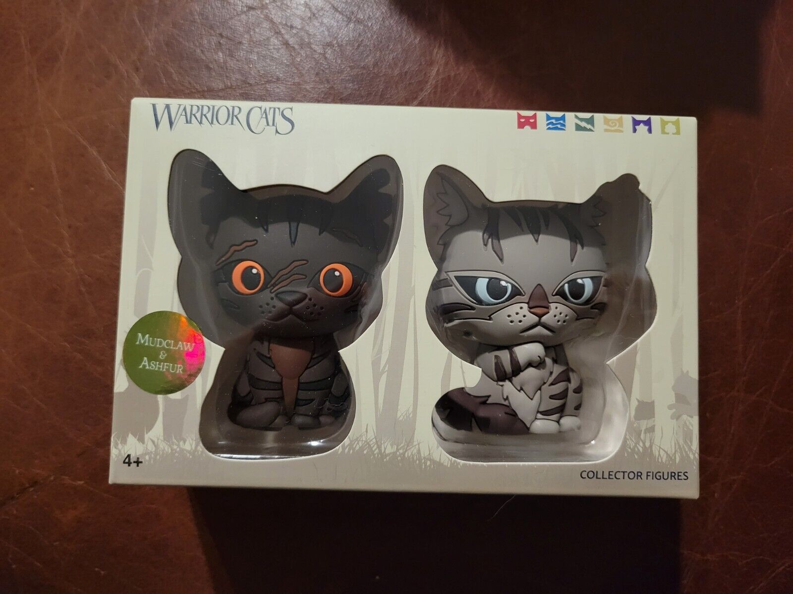 NIB Warrior Cats Figures Series 3 Collectable Figures Mudclaw and Ashfur