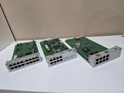 3x ALCATEL Telefonanlage Module CPU-3m MIX-1 LanX8