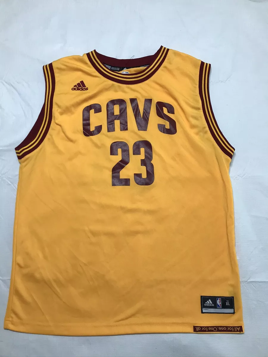 Cleveland Cavaliers Jersey Men Large Lebron James Adidas NBA Black