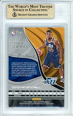 2017-18 Panini Totally Certified - Rookies Donovan Mitchell #113