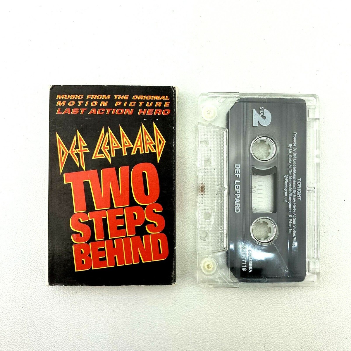 Def Leppard Two Steps Behind Single Cassette 1993 Free Shipping