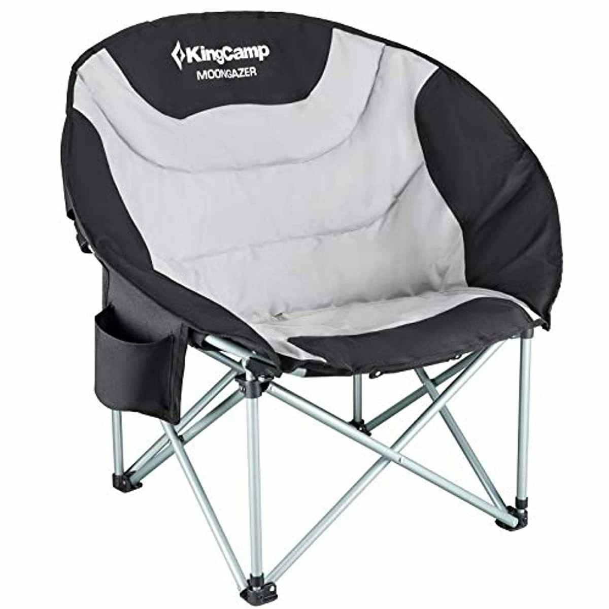 KingCamp Moon Saucer Leisure Heavy Duty Steel Camping Chair Padded