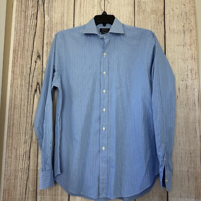 Polo Ralph Lauren Mens Button Fromt Shirt size 16 1/2 (36/37