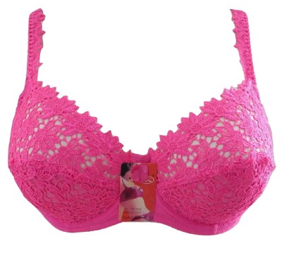 Soutien-gorge Dentelle Rose Fluo Femme – Taille 95D, Neuf Avec étiquettes