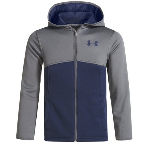 Under Armour ColdGear Full Zip Hooded Jacket Youth size YL G Pick Navy, R Blue - Picture 3 of 34