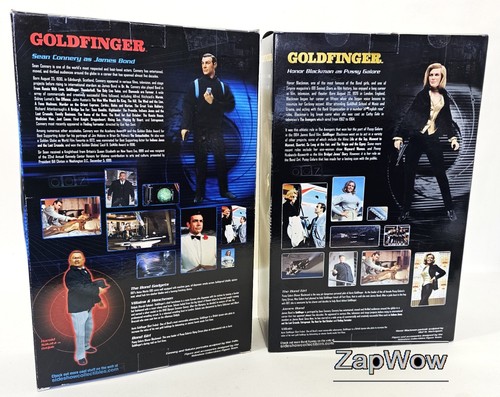 JAMES BOND 007 and PUSSY GALORE 2003 GOLDFINGER Action Figures Sideshow 12" Spy - Picture 6 of 22