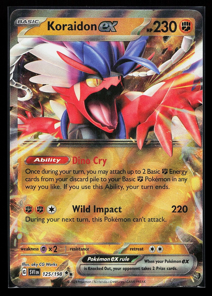 Koraidon ex 125/198 Holo Scarlet & Violet Base Set Pokémon Card | eBay