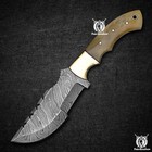 Damascus Hunting Tracker Knife / Hand Forged Damascus Steel Gift for the Beloved — photo 3
