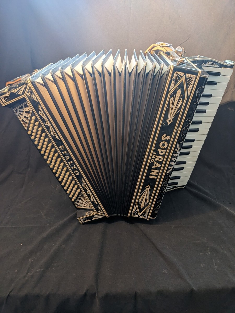 Vintage Soprani Inc Rialto Accordion 80/34 | eBay