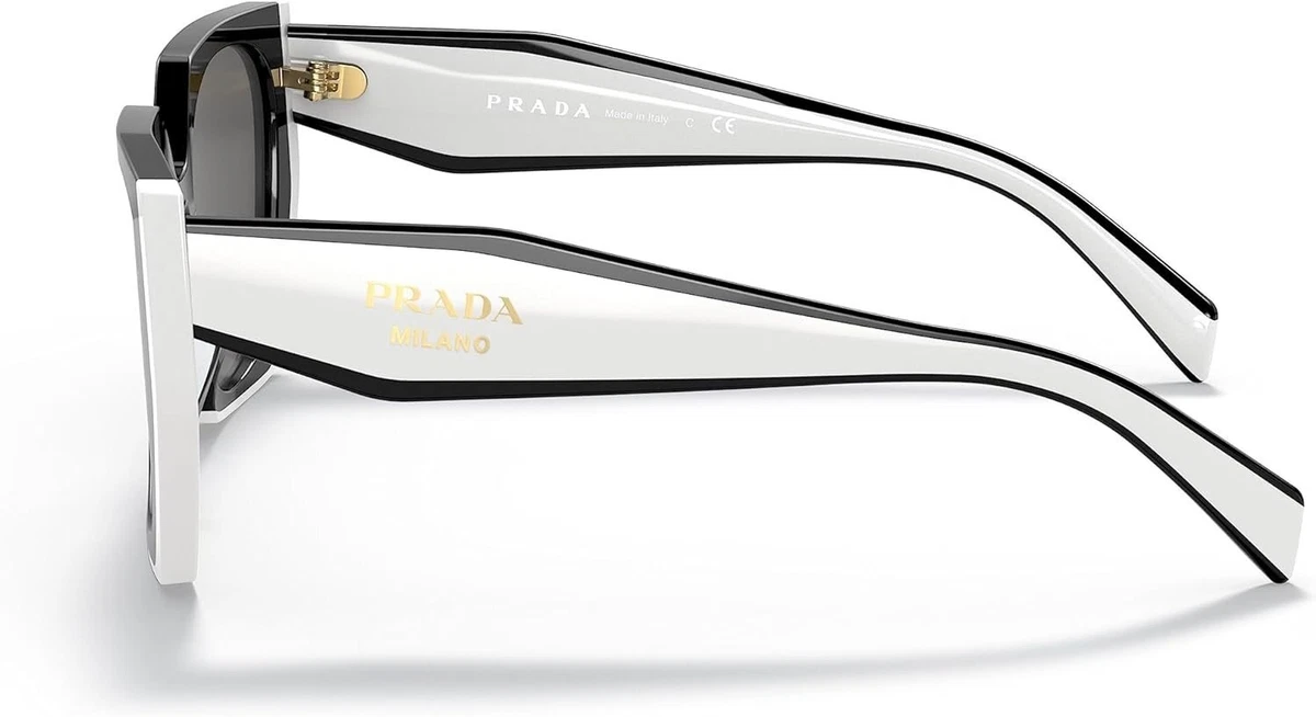 PRADA PR15WS 09Q5S0 54MM Black Talc Dark Grey Women s Sunglasses