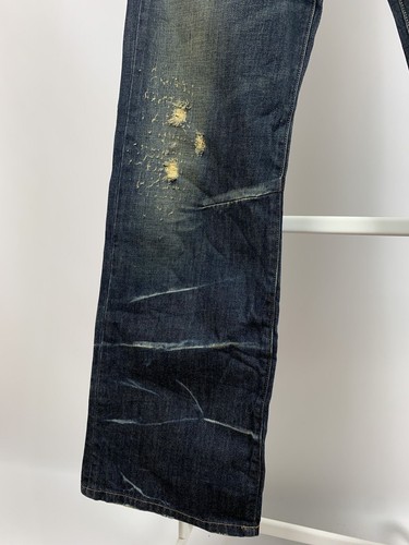 Men's NWT Prps Distressed Painted Japanese Denim Jeans Pants Size 32x32 - Picture 9 of 21