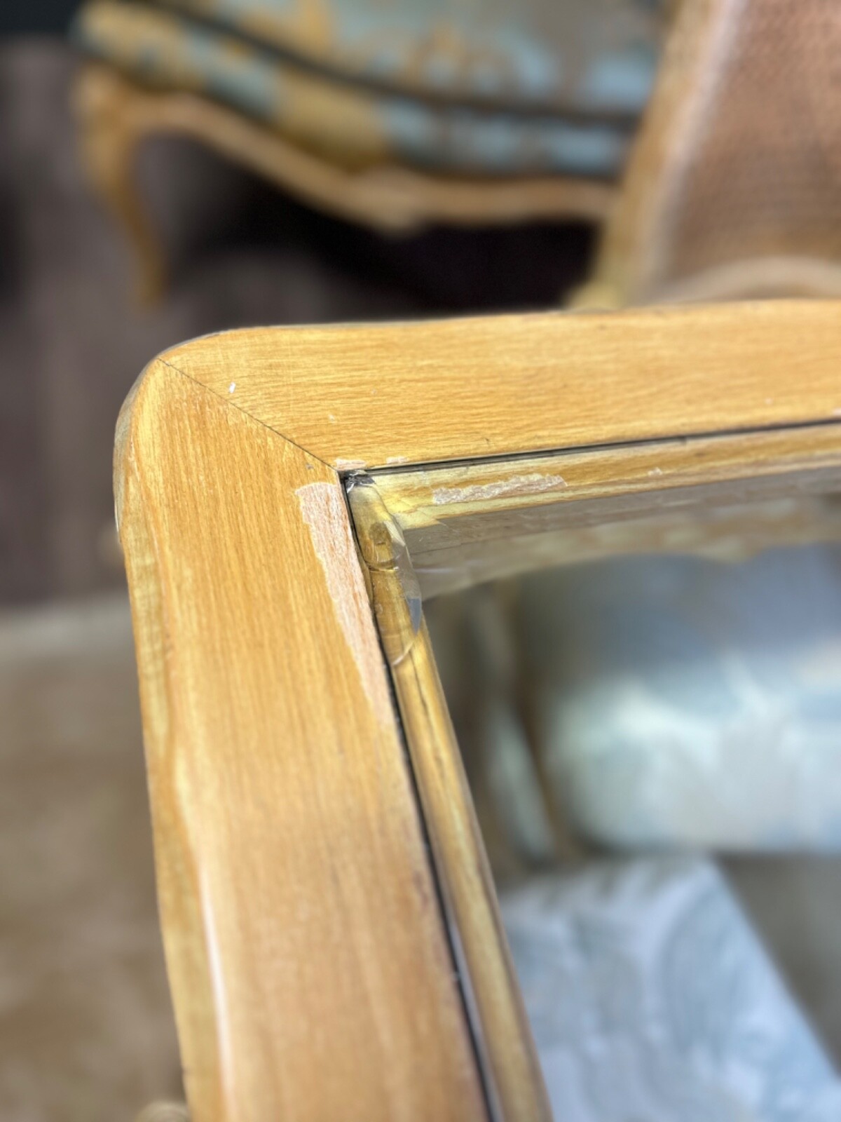 Vintage Faux Bois Limed Oak Dining Table and 8 matching chairs eBay