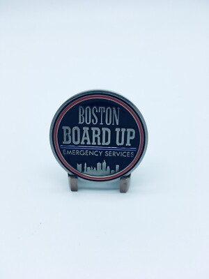 Boston Board Up Emergency Services Challenge Coin