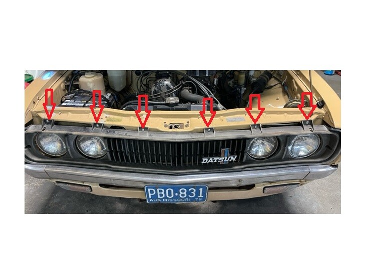 とん Datsun 620 Truck 1972-79 Grill Screw OEM New 1032 | eBay