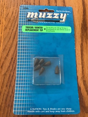 Muzzy Trokar / Hunter Spitze Ersätze 90gr & 100gr   Broadheads 6 Tips NEW