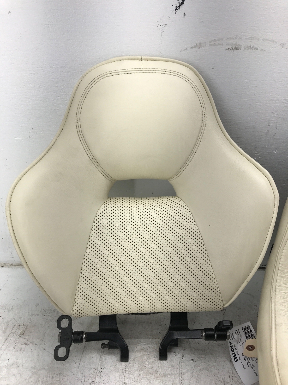 2010-2020 ASTON MARTIN RAPIDE REAR SEAT SET W/ HEATED/COOLED BEIGE LEATHER OEM