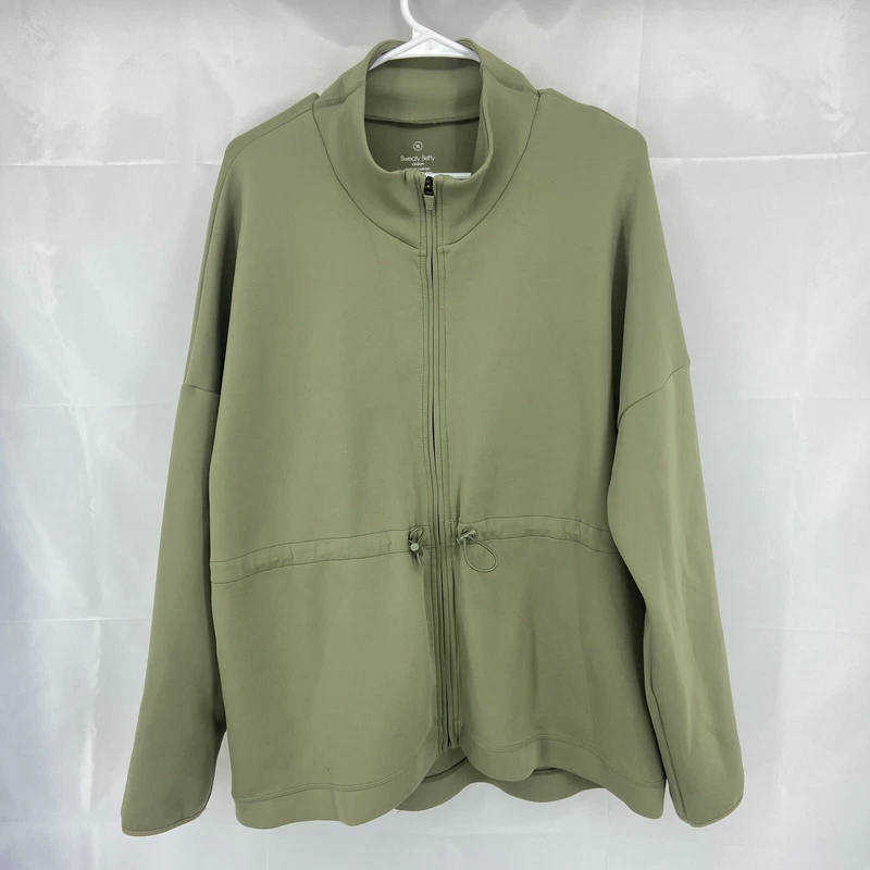 sweaty-betty grace scuba full zip defined waist stretch jacket