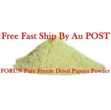 FORUN Premium Freeze Dried Papaya Powder 100G -Pure, Strong Flavour, Taste