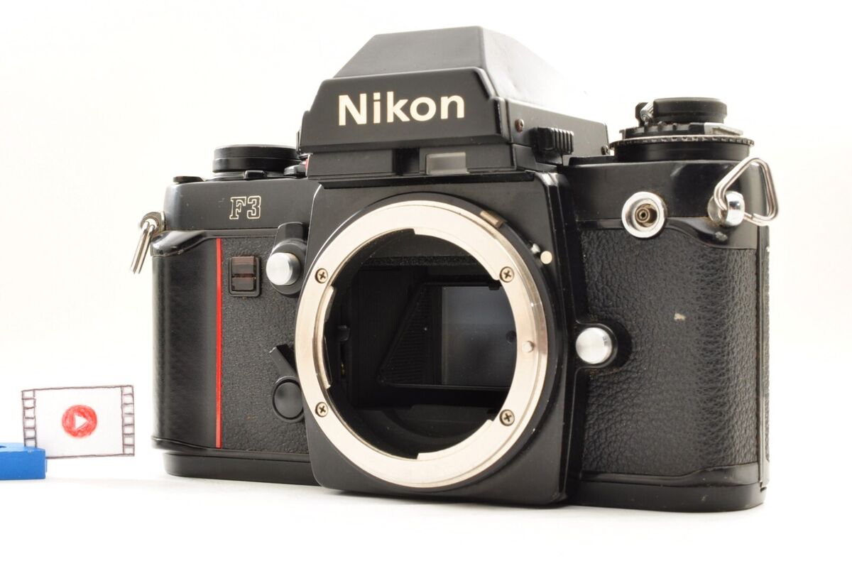 Nikon F3 Eyelevel SLR 35mm Film Camera Body #1310698 Black Nikon F3 Eyelevel SLR 35mm Film Camera Body #1310698 Black