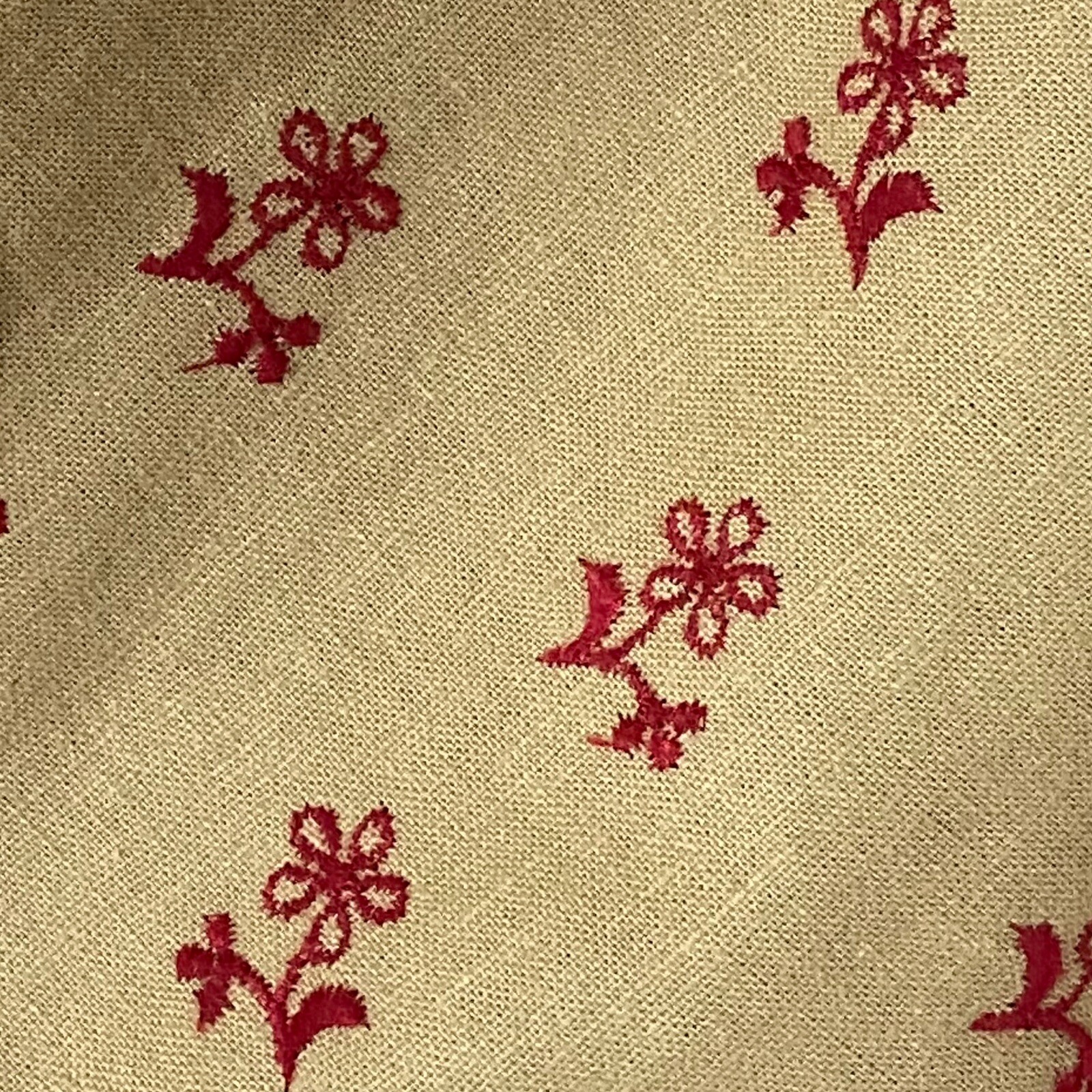 Patchwork Linen Blend Toile Jacket Blazer Lagenlo… - image 8