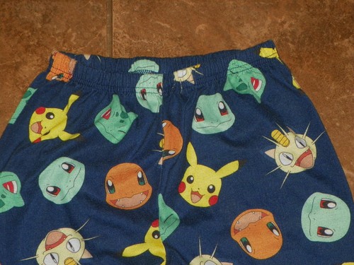 3-Pc Boys MINECRAFT PJ's Pajamas Set Size 14/16 LS Shirt POKEMON Pants Yth Large - Picture 8 of 8