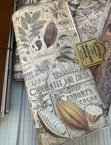 Traveler’s Notebook Refill Coffee & Chocolate -Handmade- 64 Pages - Picture 4 of 5