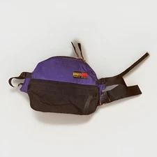 Vintage 90s Dana Design Bozeman MT Fanny Lumbar Pack with back pad purple/black