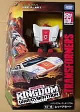 TF Transformers Kingdom KD 18 Red Alert War for Cybertron Car Robot Earthrise